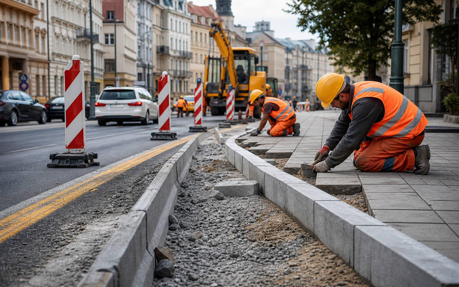 Remonty nawierzchni i chodników w Łodzi i województwie łódzkim
